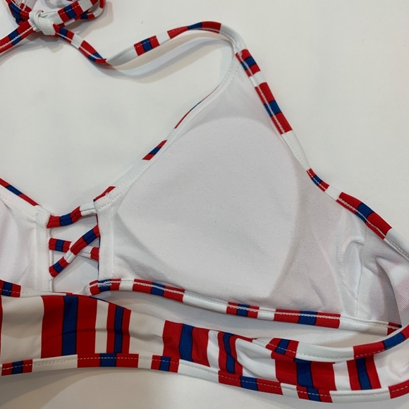 NWT $110 2PC B. Swim Halter Bikini Top +Full Bottom XS‎ Small Medium Large D-Cup - Picture 5 of 8